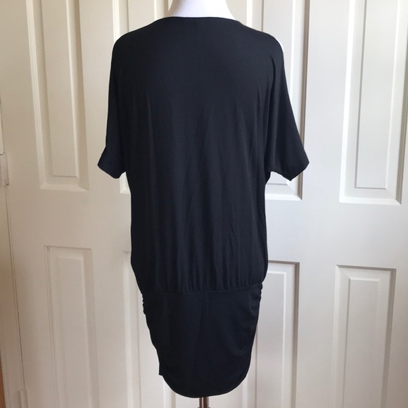 TART Black Cold Shoulder Mini Blouson Dress - Picture 8 of 8